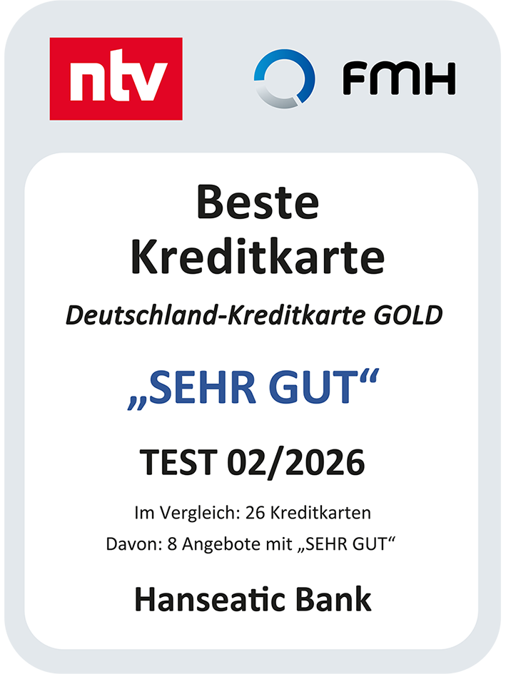 Beste Kreditkarte - HANSEATIC BANK - PaySol