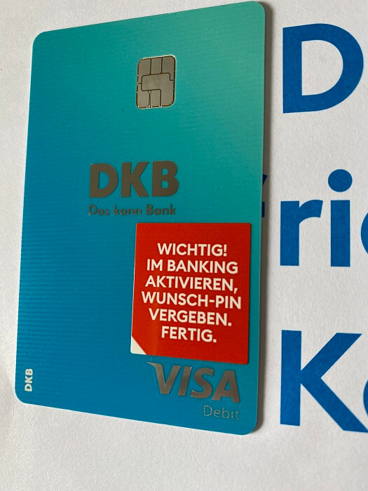 2022: Neue DKB Visa Debitkarte mit Wunsch-PIN